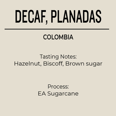 Decaf Colombia Planadas